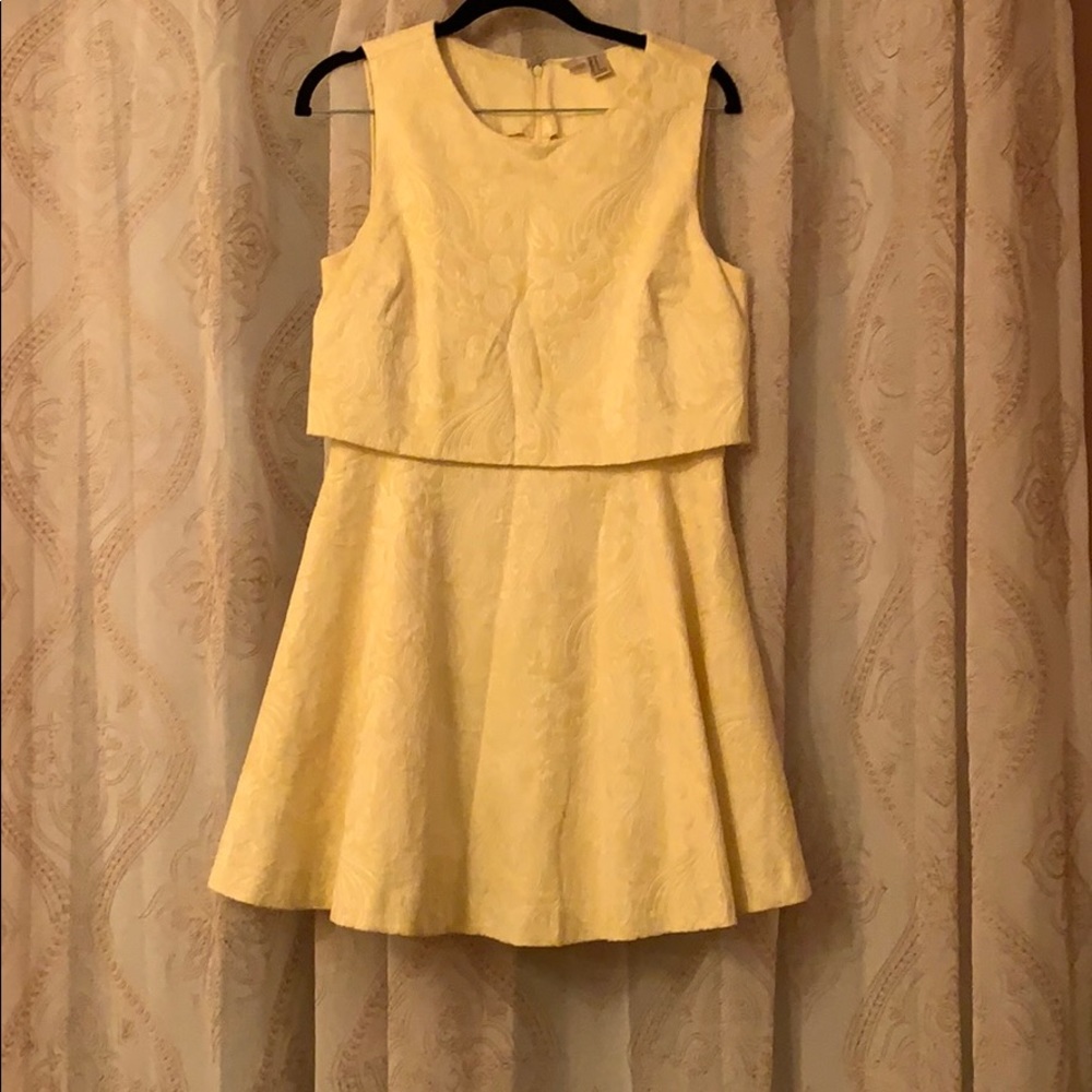 Forever 21 yellow vintage dress
